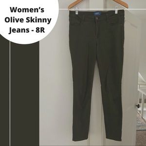 Old Navy Rockstar Skinny Jeans- Olive Green